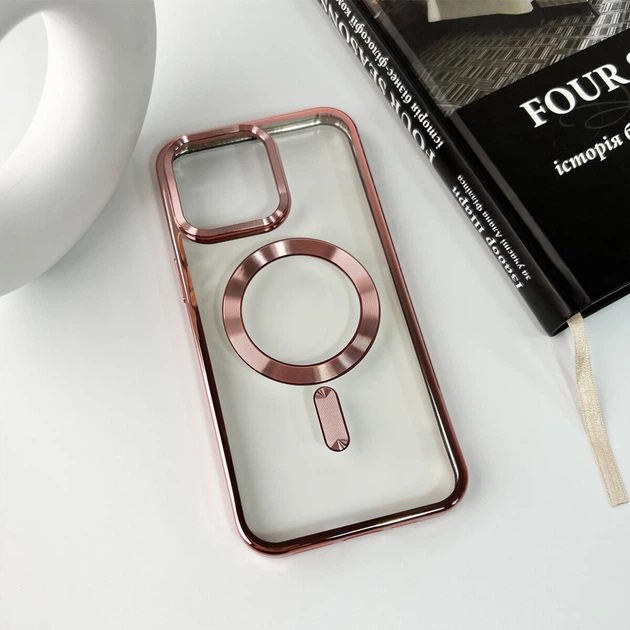 Защитный чехол-накладка Cosmic CD Magnetic для Apple iPhone 15 Rose Gold (CDMAGiP15RoseGold) - Фото 4 Защитный чехол-накладка Cosmic CD Magnetic для Apple iPhone 15 Rose Gold (CDMAGiP15RoseGold) - изображение 4