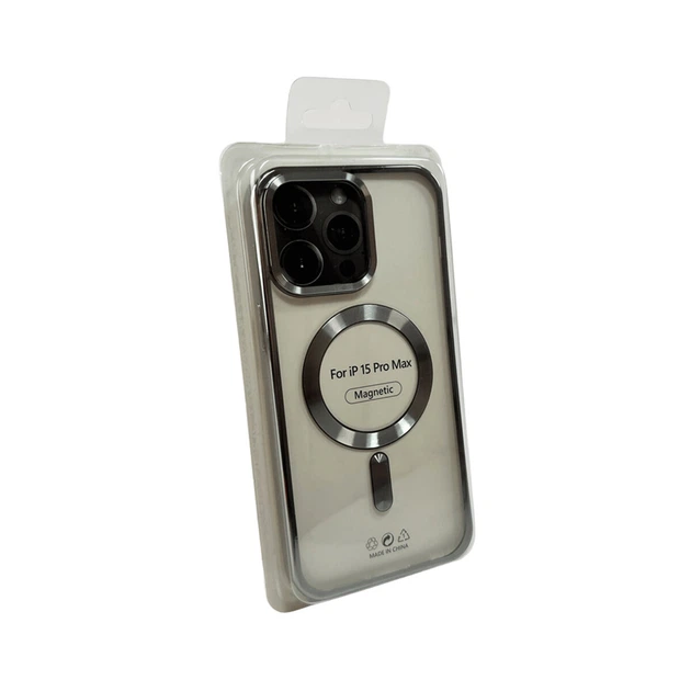 Захисний чохол-накладка Cosmic CD Magnetic для Apple iPhone 15 Titanium Grey (CDMAGiP15TitaniumGrey) - зображення 3