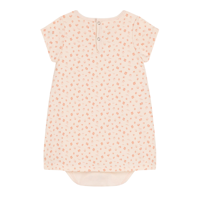 Платье-боди Petit Bateau с короткими рукавами хлопковое 12м/74 см - Фото 3 Платье-боди Petit Bateau с короткими рукавами хлопковое 12м/74 см - изображение 3