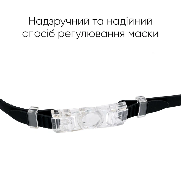 Детская маска для плавания Renvo Garsen JR Anti-fog Черный OSFM (1SM110-01) - изображение 4