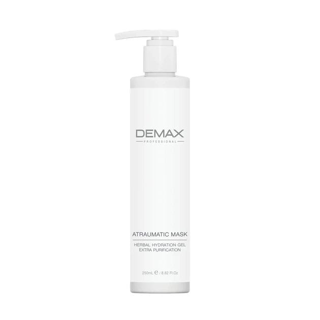 Камфорная маска для атравматической чистки Demax Atraumatic mask herbal hydration gel extra purification 250 мл - Фото 1 Камфорная маска для атравматической чистки Demax Atraumatic mask herbal hydration gel extra purification 250 мл - изображение 1
