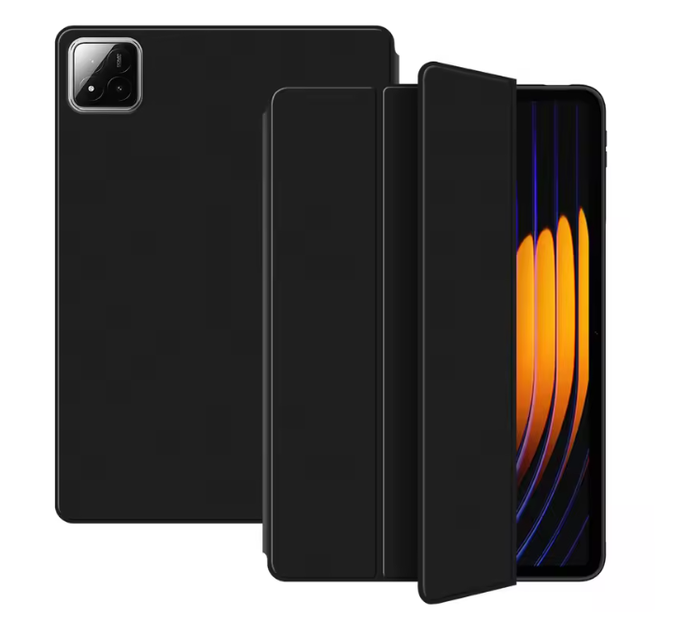Чехол-книжка DK для Xiaomi Pad 8 / 8 Pro 11.2" | Экокожа силикон Smart Case (023324) (black) - Фото 1 Чехол-книжка DK для Xiaomi Pad 8 / 8 Pro 11.2" | Экокожа силикон Smart Case (023324) (black) - изображение 1