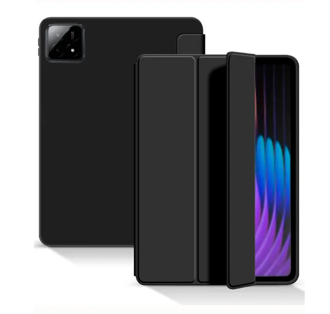 Чехол-книжка DK для Xiaomi Pad 8 / 8 Pro 11.2" | Экокожа силикон Smart Case (023324) (black) - Фото 7 Чехол-книжка DK для Xiaomi Pad 8 / 8 Pro 11.2" | Экокожа силикон Smart Case (023324) (black) - изображение 7