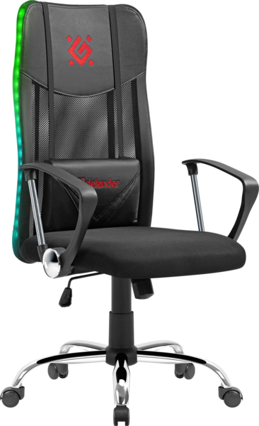 Крісло Defender Totem Black (64335) - Фото 1 Крісло Defender Totem Black (64335) - изображение 1