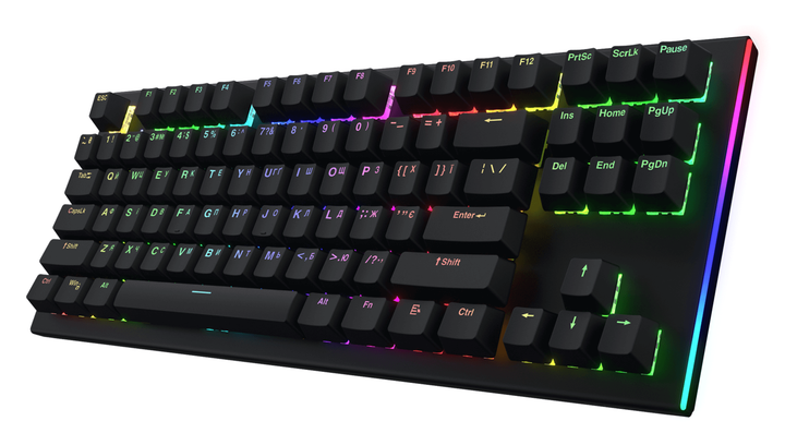 Клавиатура Проводная Hator Gravity X TKL Black 1.8m - изображение 4