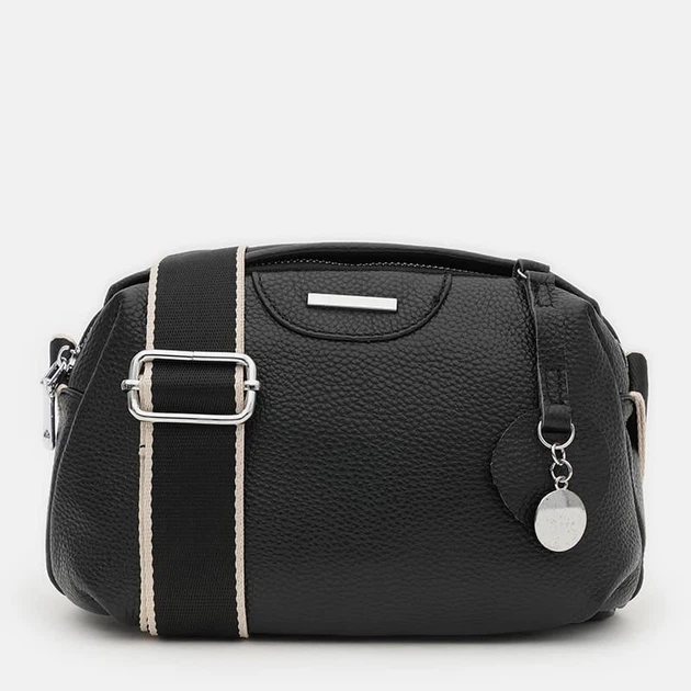 Жіноча шкіряна сумка Borsa Leather K12247bl-black 4989900 - Фото 2 Жіноча шкіряна сумка Borsa Leather K12247bl-black 4989900 - зображення 2