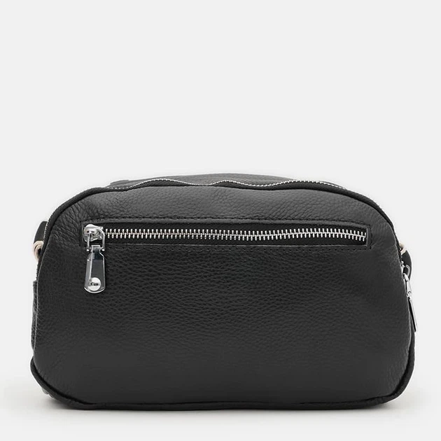 Жіноча шкіряна сумка Borsa Leather K12247bl-black 4989900 - Фото 3 Жіноча шкіряна сумка Borsa Leather K12247bl-black 4989900 - зображення 3