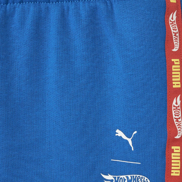 Dres chłopięcy (bluza bez kaptura + spodnie) Puma x Hot Wheels Minicats Crew Set Inf 63007358 98 cm Niebieski (4067983574153) - obraz 5