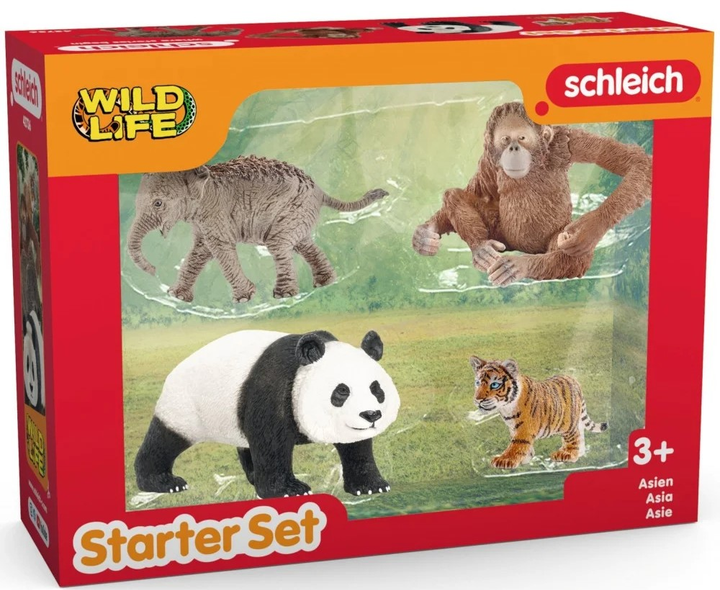 Zestaw figurek Schleich Wild Life Zwierzęta Azji 42736 (4059433933504) - obraz 1