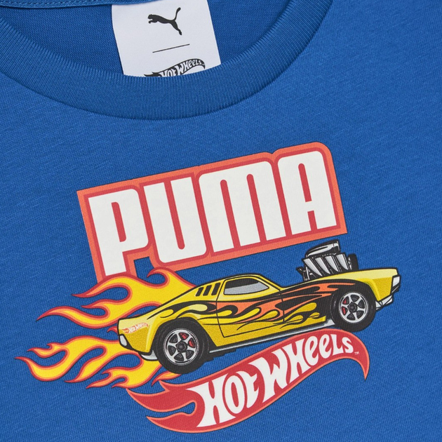 Koszulka chłopięca Puma x Hot Wheels Graphic Tee 63006958 110 cm Niebieska (4067983567155) - obraz 3