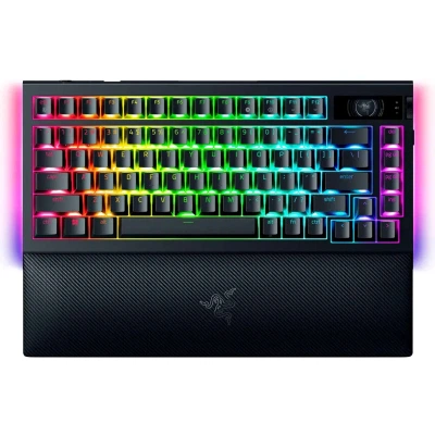 Клавиатура Razer BlackWidow V4 PRO Orange Switch Wireless/Bluetooth/USB UA Black (RZ03-05130100-R3M1) - Фото 1 Клавиатура Razer BlackWidow V4 PRO Orange Switch Wireless/Bluetooth/USB UA Black (RZ03-05130100-R3M1) - изображение 1