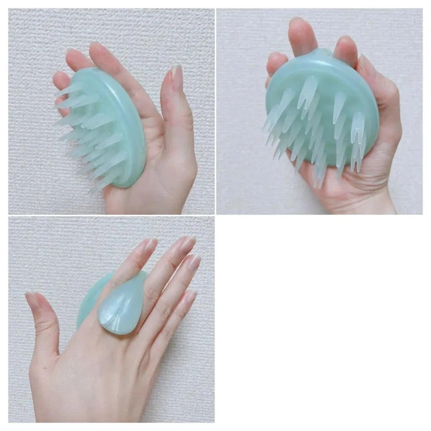 Массажная щётка для мытья волос и кожи головы Kao Merit Shampoo Brush, мягкая - изображение 2