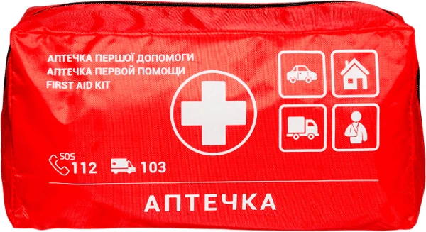 Аптечка медицинская автомобильная Poputchik АМА-1 согласно ДСТУ 3961-2000 мягкий футляр (02-076-М) - изображение 3