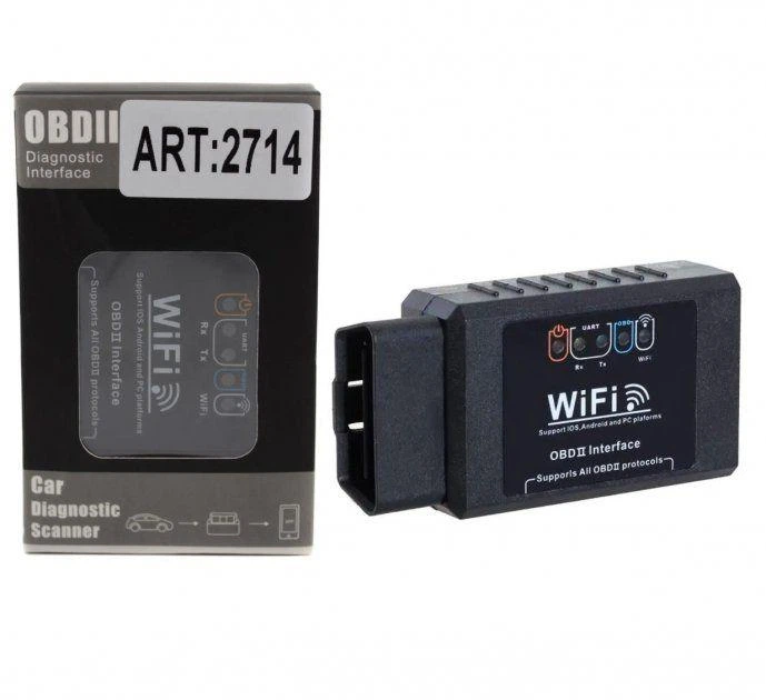 Автосканер OBD2 ELM327 адаптер WI-FI Автомобильный сканер - изображение 2