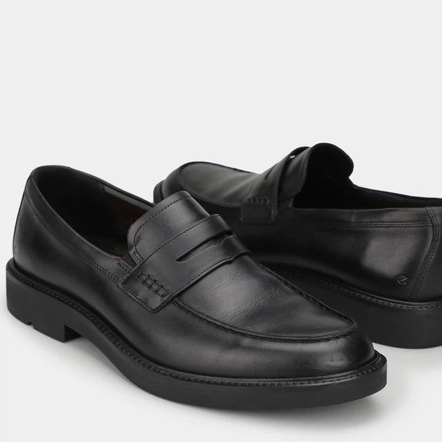 Buty loafersy męskie skórzane Ecco Metropole London 52565401001 47 Czarne (194891399029) - obraz 4