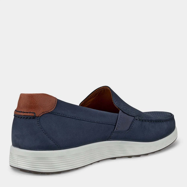 Mokasyny męskie skórzane Ecco S Lite Moc M 54050402415 45 Niebieskie (194891598408) - obraz 3