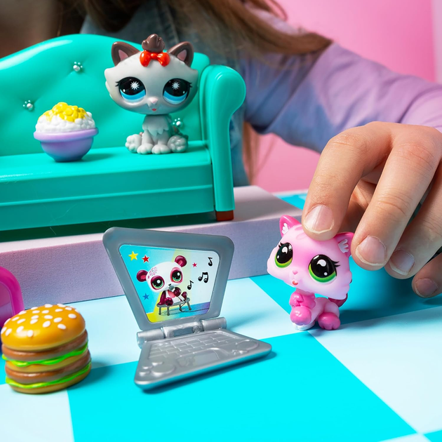 Zestaw do zabawy Hasbro Littlest Pet Shop Diner Dash Play Pack  (0885561006360) - obraz 4