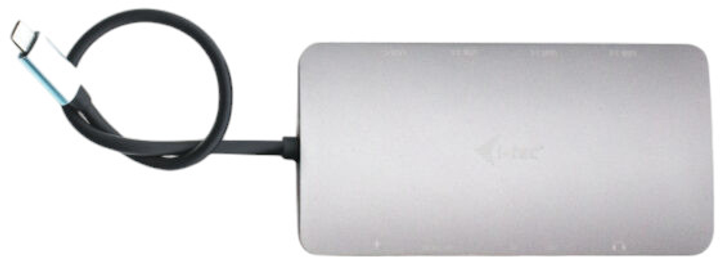 Stacja dokująca i-tec USB-C Travel Nano Dock HDMI/VGA with LAN + Power Delivery 100 W (C31NANODOCKVGAPD) - obraz 4