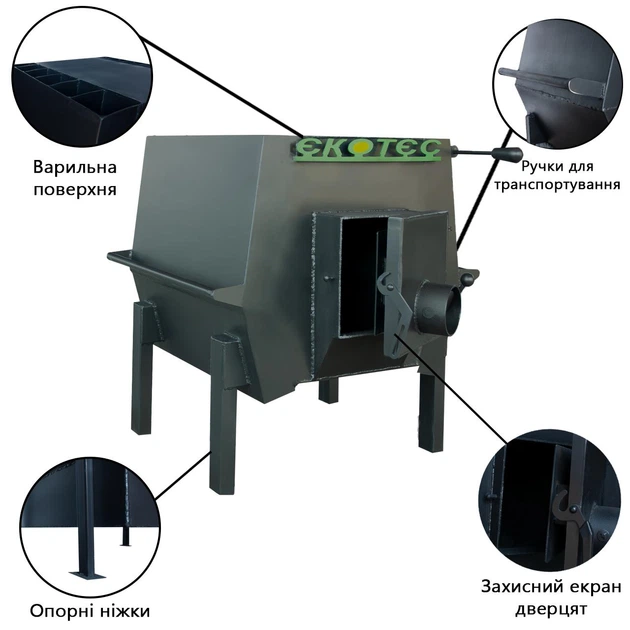 Печь-булерьян "EkoTec-02" мощностью 18 кВт - изображение 6