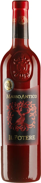 Вино Masso Antico Rosso Puglia IGT Il Potere красное полусухое 0.75 л (8009620842863) - Фото 1 Вино Masso Antico Rosso Puglia IGT Il Potere красное полусухое 0.75 л (8009620842863) - изображение 1
