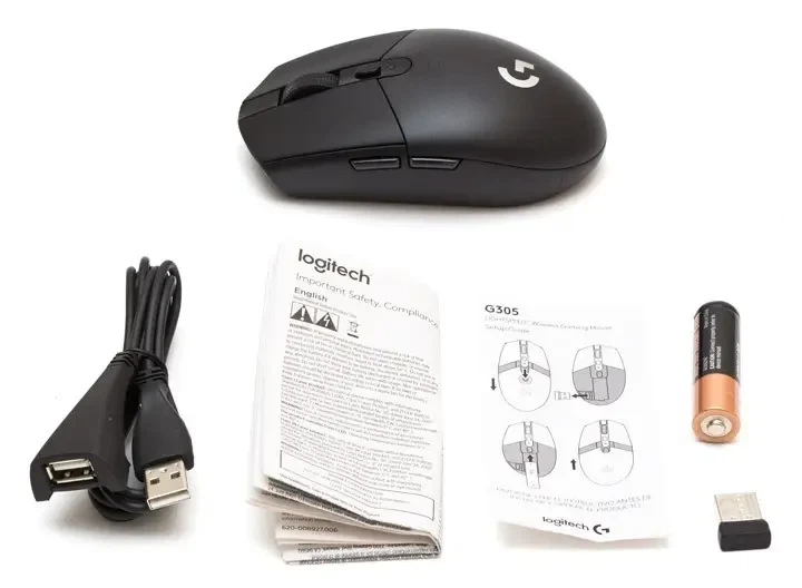 Миша Logitech Wireless G707 Чорна - зображення 3