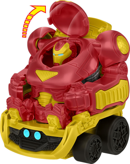 Transporter samochodowy Hot Wheels Racerverse Hulkbuster Hauler HRY02 WB2 (0194735188437) - obraz 4