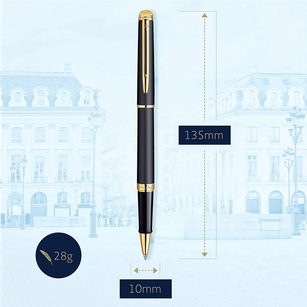 Ручка-ролер Waterman HEMISPHERE Mаtte Black GT RB 42 003 - зображення 3
