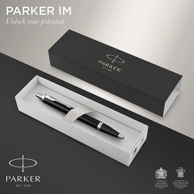 Ручка кулькова Parker IM 17 Black CT BP (22 132) - Фото 4 Ручка кулькова Parker IM 17 Black CT BP (22 132) - изображение 4