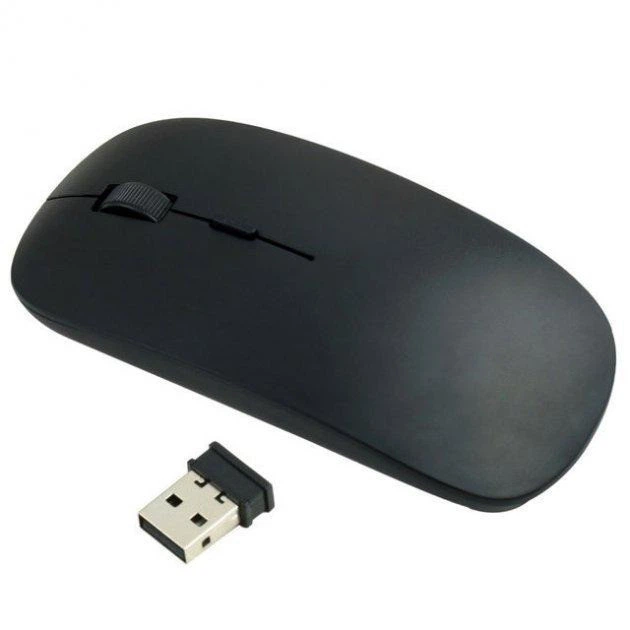 Бездротова миша тонка Razer Wireless DPI-G132 2.4G для ноутбука/ПК, живлення від батарейок Чорна - зображення 2