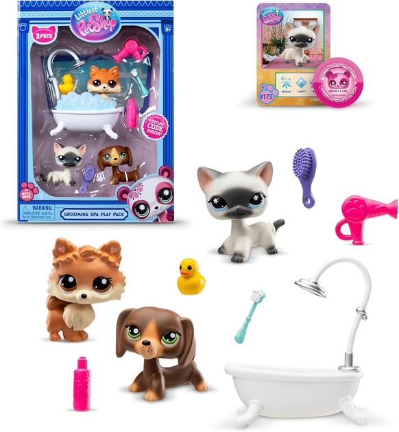 Zestaw do zabawy Littlest Pet Shop Grooming Spa Play Pack (0885561006384) - obraz 1