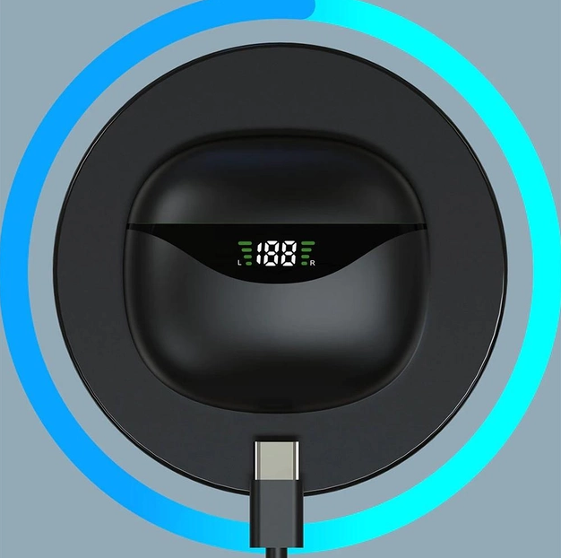 Бездротові навушники LIFEBEE Сенсорні Bluetooth/ чорні - зображення 4