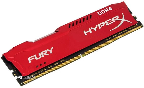 Оперативная память HyperX DDR4-2666 8192MB PC4-21300 Fury Red