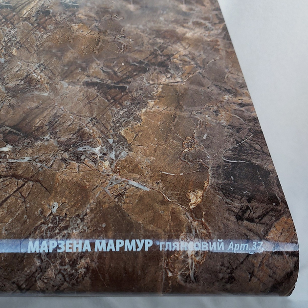 Підвіконня PLASTOLIT мармур марзена глянець 100х2600мм - зображення 2