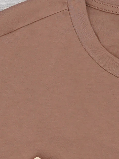 Футболка H&M M світло-коричневий 2402975620 - зображення 2