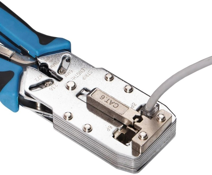 Кримпер Netrack для RJ45 8p+6p+AMP Cat6, контроль тиску (100-07) - зображення 5