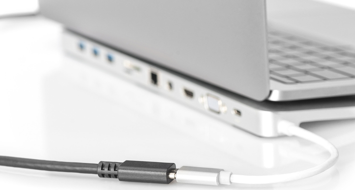 Kabel przedłużający Digitus USB-C to USB-C Gen2 0.7 m (AK-300210-007-S) - obraz 5