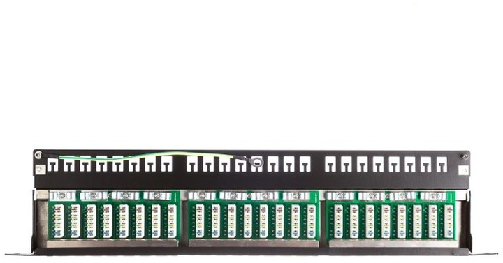 Patch panel Netrack 19'' 24-porty Cat 5e FTP, z półką (104-12) - obraz 6