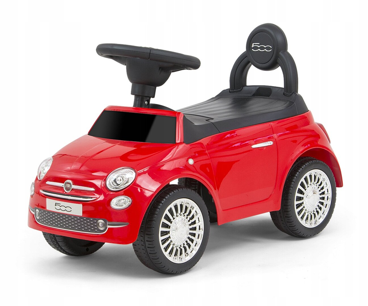 Jeździk pchacz Milly Mally Fiat 500 czerwony (5901761125702) - obraz 1