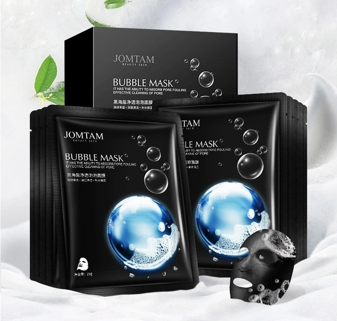 Кислородная маска для лица Jomtam bubble mask absorb pore - Фото 4 Кислородная маска для лица Jomtam bubble mask absorb pore - изображение 4