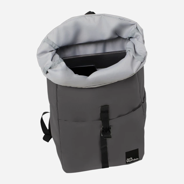 Рюкзак спортивний тканинний 20 л вміщує формат А4 Jack Wolfskin Island A64015-6945 Сірий (4064886444255) - зображення 2