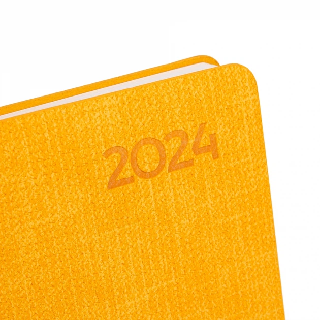 Щоденник Leo Planner 10 х 15 см датований 2024 Ambassador жовтий (252466) - изображение 4