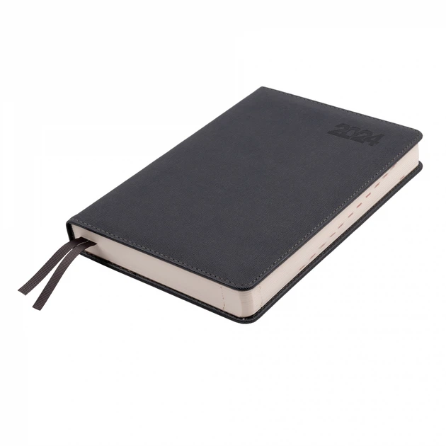 Щоденник Leo Planner А5 датований 2024 Escalada темно-сірий (252443) - Фото 2 Щоденник Leo Planner А5 датований 2024 Escalada темно-сірий (252443) - изображение 2