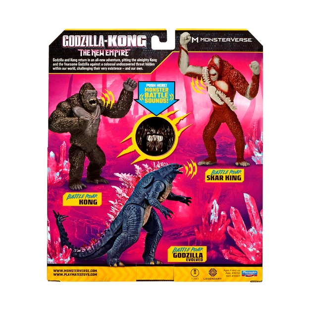 Фігурка Godzilla x Kong - Конг готовий до бою (звук) 18 см від 4 років (6900007377133) - изображение 7
