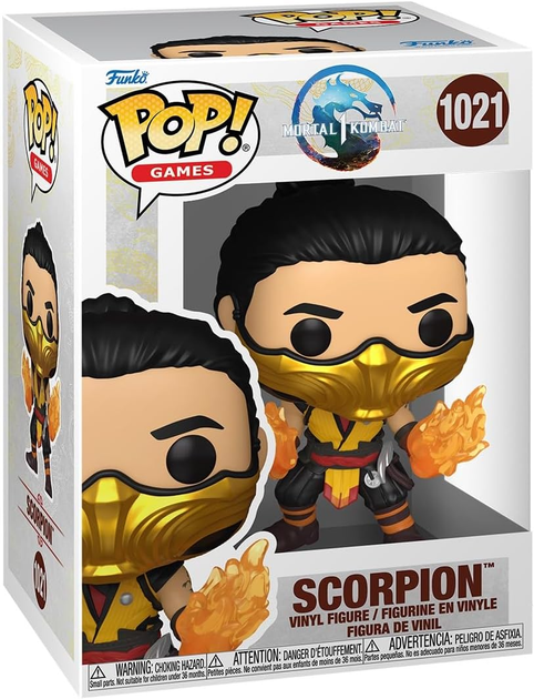 Фігурка Funko Pop! Mortal Kombat Game Franchise MK1 Scorpion 80274 (889698802741) - зображення 1