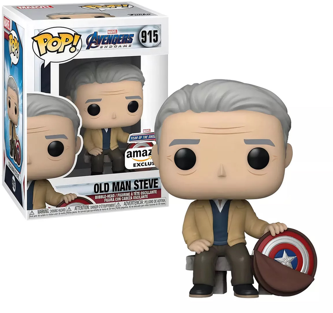 Фігурка Funko Pop! Marvel Multiple YOTS Cap America 80th 55481 (889698554817) - зображення 2