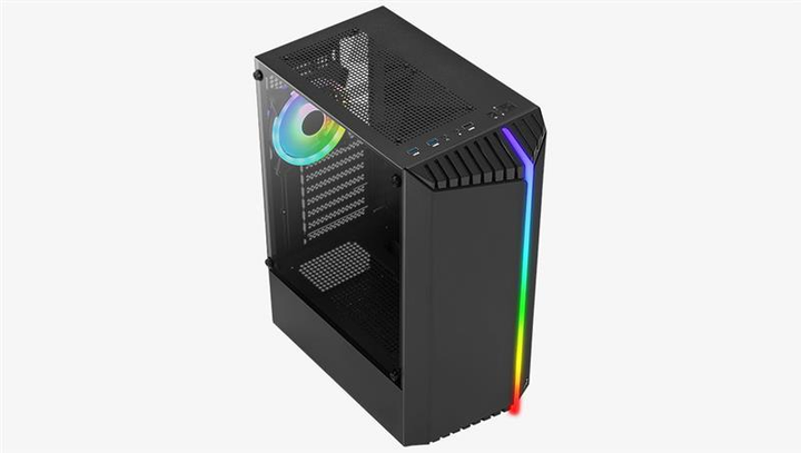 Корпус AeroCool Bionic-G-BK-v2 (ACCM-PV34113.11) Black без БП - изображение 1