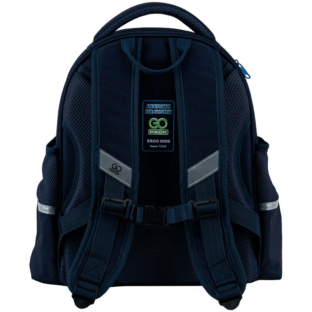 Рюкзак школьный полукаркасный GoPack Education Speedway GO25-165S-4 34.5x26x12.5 синий - изображение 4