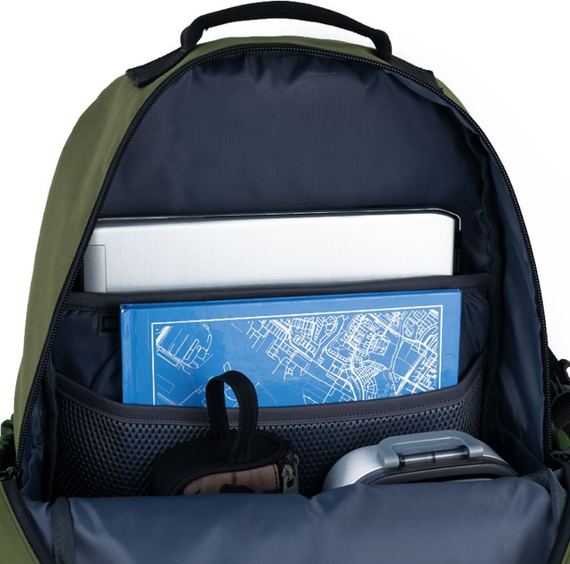 Рюкзак GoPack Education Teens 46x30x15 см 20 л Хакі (GO25-186L-3) - зображення 12