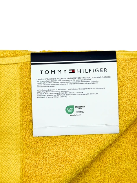 Полотенце махровое 76*138 см Tommy Hilfiger Modern American Банное Желтое - Фото 5 Полотенце махровое 76*138 см Tommy Hilfiger Modern American Банное Желтое - изображение 5