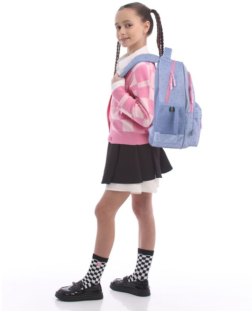 Рюкзак шкільний GoPack Education Keep Going 41x29x17 см 15 л Фіолетовий (GO25-182M-3) - зображення 18